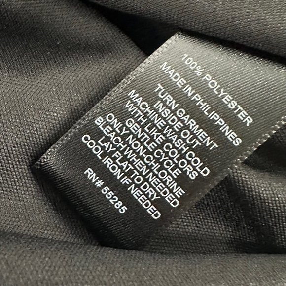 Brand New! Express Dress Black & White Small Neckline Tie Elastic Waist Balloon - Picture 9 of 15